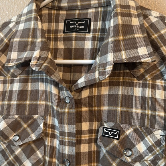 Kimes ranch flannel button up shirt - Picture 2 of 6